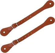 Amagogo Spur Straps Spur Belt 1 Pair with Buckle Ladies Western Adjustable Boot Straps for Outdoor Equestrian Supplies Accessories