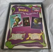Dr. Seuss How The Grinch Stole Christmas Book Print Ad Framed 2000 8.5X11