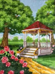 "Summer" Printed Canvas for Needlepoint Tapestry Gobelin Embroidery 40140