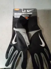Nike Women's Dri-Fit Tailwind Run Gloves Size Small Bl/Grey