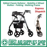 Classic Rollator Mobility Walker Midnight - Foldable - Walking Frame