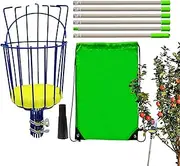 Fruit Picker,Adjustable Orange Picker | Adjustable Tree Picker, Stainless Steel Fruit Picker for Avocado, Lemon, Pear, Mango Tree Harvesting