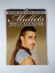 2025 Awesome Mullet Calendar Unique Calendar 12x8.5"