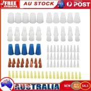 100X High Temp Silicone Rubber Cap Plug Kit Powder Coating Paint Plugs
