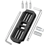 Bike Repair Tools, Brake Adjustment Tool, Metal Tools, Hex Wrench Kit, Bit Set, Mountain Bike Tools, Road Bike Maintenance, Portable Bike Tools, Cycling Repair Kit, Durable Repair To