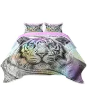 Pastel Dream Tiger Coverlet