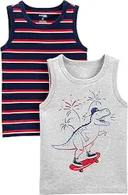 [Simple Joys by Carter's] Toddlers and Baby Boys' Tank Tops, Multipacks