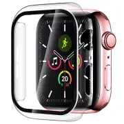 For Apple Watch 6 SE 5 4 40/44mm Full Case Cover&Built-in Glass Screen Protector