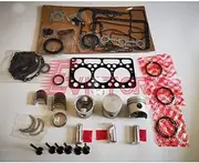 for Kubota D850 Rebuild kit Overhaul Gasket+ Bearing + Piston +Valve