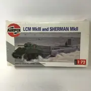 Airfix, LCM Mll2 And Sherman Tank, , Model . Scale ￼1/72