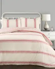 Lush Decor Fashions 3pc Farmhouse Comforter Set