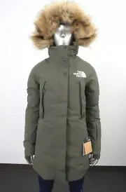 Womens The North Face New Outer Boroughs 550-Down Warm Parka Jacket - Green