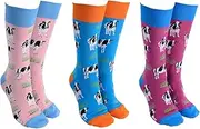[SOCK SOCIETY There's no secrets here] Sock Society Farmyard Collection of Fun and Quirky Designs Unisex - Rich Cotton Blend