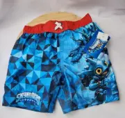 Skylanders Activision Boy's Swim Trunks size XS (3-4) New With Tags UV 50