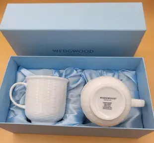 Wedgwood Nantucket 純白咖啡對杯