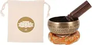 TOGEVAL 1 Set Copper Singing Bowl for Meditation and Yoga Decorative Sound Bowl for Cushion and Bag Present for Mindfulness Practice