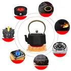Cast Iron Teapot 1.2L Chinese Tea Ceremony Traditional Water Kettle Coffee Tea