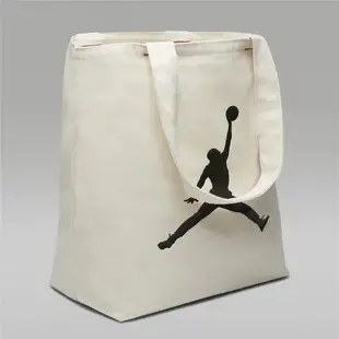 Nike 包包 Jordan Tote Bag 米白 黑 托特包 手提包 單肩 喬丹 JD2113017AD-001