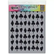Dyan Reaveley's Dylusions Suits You Sir Large Stencil 1pc