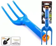 WEEDING FORK FISKARS HAND TOOL BLUE ERGONOMIC PLANTING FLOWER DIGGING Caravan