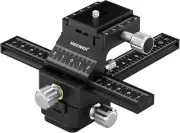 NEEWER 4 Way Macro Focusing Rail Slider with Quick Release Plate for Arca Type,