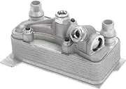 HEROFFIX 1 Pcs Engine Oil Cooler for Mercedes-Benz C43 for AMG 2019 Transmission Oil Cooler Trans Radiator #A0995002500 Silver Aluminum Alloy