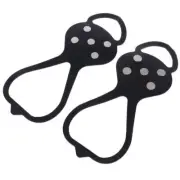 1Pair Ice Snow Studs Non-Slip Spikes Shoes Grippers Crampon Walk Cleats
