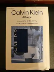 Calvin Klein Athletic Trunk (Large, Blue)
