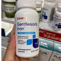 在飛比找蝦皮購物優惠-【On代購】GNC 舒補鐵膠囊食品 Gentlesorb I