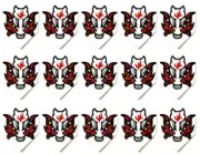 5 New Sets Harrows Quadro Standard Dart Flights – White Dragon