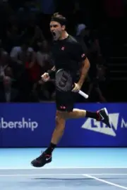 Rare!! Roger Federer UNIQLO Socks ATP Finals 2019 RF