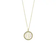 9kt Two Tone Tree Of Life Pendant
