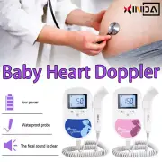 Backlight LCD Monitor Prenatal 2MHz Fetal with Probe Heart Beat Baby Doppler