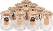 Dishwasher Safe Glass Pudding Containers, Leak Proof Mini Yogurt Jars With Airtight Seal, Vintage Glass Jars For Creative Gifts And Multi-functional