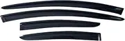 Window Visor Fit for Toyota Prius C Prius V Plus 2006-2021 Side Window Wind Deflectors Visors Black Rain Guard Door Visor Shades Dark Ventvisor (Color : for Prius C 12-21)