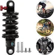 650LBS Adjustable Damping Rear Shocks,Bicycle Coil Shock Absorber for MTB and Electric Vehicle 125/150/165/190mm Rear Shocks