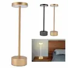 LED Dimmable Reading Desk Lamp Aluminum Alloy Bedside Table Study Night Light