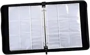 ERINGOGO Card Binder Album for Game Cards Lightweight PU Storage Organizer with Slots and Transparent Sleeves Photocard Holder for Collectors and Artists