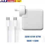 96W 87W Type-C Power Adapter Charger USB-C for Apple Macbook Air Pro Laptop au