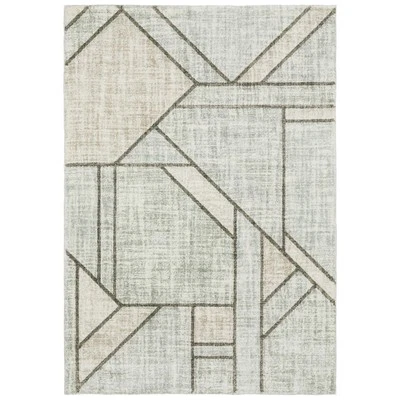 Oriental Weavers Cambria Area Rug 5569B Casual Grey Geometric
