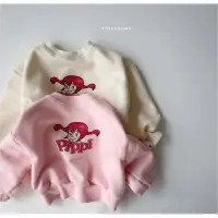 在飛比找蝦皮購物優惠-正韓 韓國品牌 the goguma 女大童粉色無刷毛衛衣