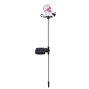 Solar Christmas Snowman Light Patio Walkway Lamp Outdoor Garden Decor with RGB Color Changing -Snowman Sleigh