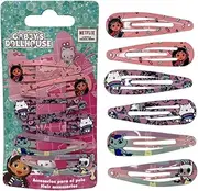[CARTOON] Gabby's Dollhouse Hair Accessories Pack of 6 Click Clack Clips for Children