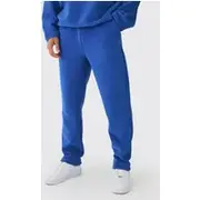 Mens Cobalt Straight Polar Fleece Jogger