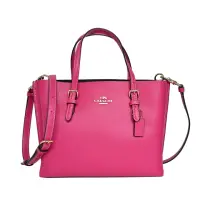 在飛比找momo購物網優惠-【COACH】MOLLIE TOTE 25全皮雙層手提-斜背