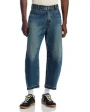 Helmut Lang Cocoon Re Hem Barrel Jeans in Tinted Vintage