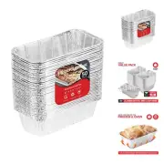 Aluminum Pans Mini Loaf Pans 50 Pack 1 Lb Aluminum Foil Tin Pans, Small Loaf ...