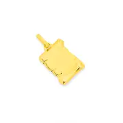 9ct Gold Scroll Pendant