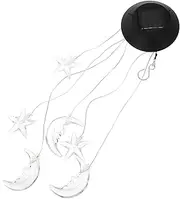 LOORGVEL 1Pc Outdoor Solar Landscape Creative Wind Chime Design LED Lamp for Garden Patio and Decoration Chic Solar