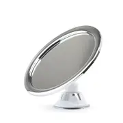 OZNALA Anti Fog Makeup Mirror 360 Rotating Shower Shave Mirrors With Holder Suction Cup